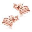 Semicircle Designed Silver Ear Stud STS-5493